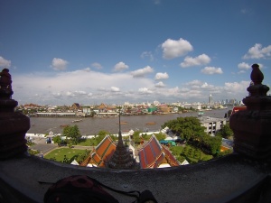 Bangkok view From Temple of the Dawn, Wat Pho